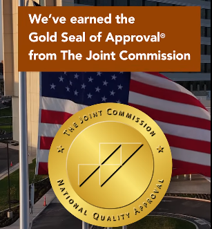 Hospital award and recognition of safe, quality care - gold seal