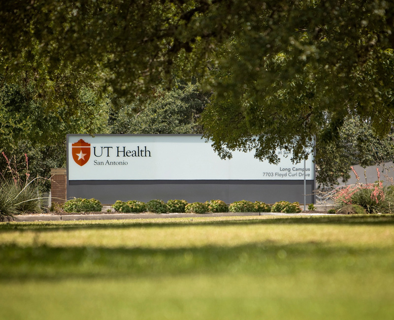 UT Health campus sign