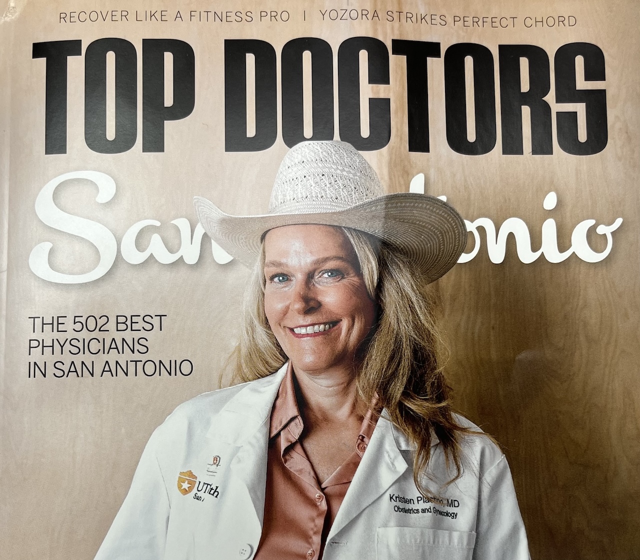 UT Health's Dr. Plastino poses as a Top Doctor in San Antonio Magazine